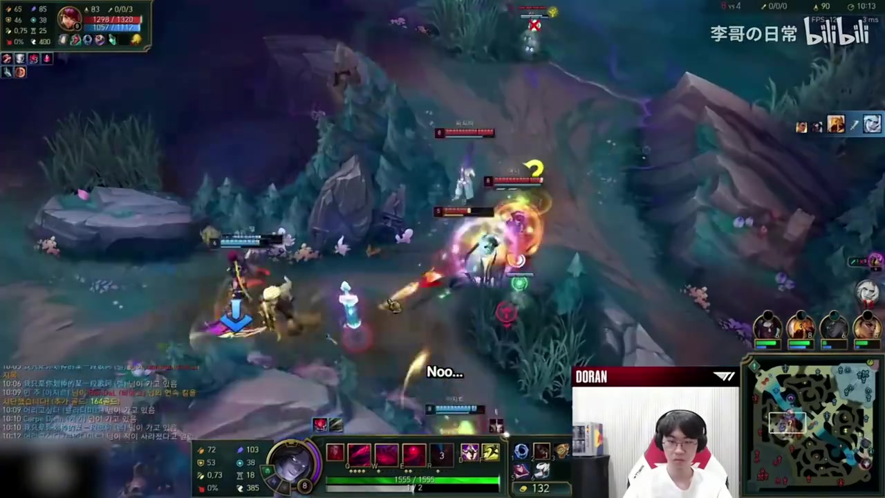 jjking单杀Doran后锐评：飞哥牛逼！多兰还是这么菜啊